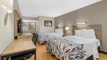 Deluxe Room, 2 Double Beds (Smoke Free) | 1 bedroom, desk, blackout drapes, free WiFi