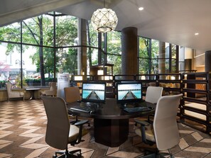 Lobby sitting area