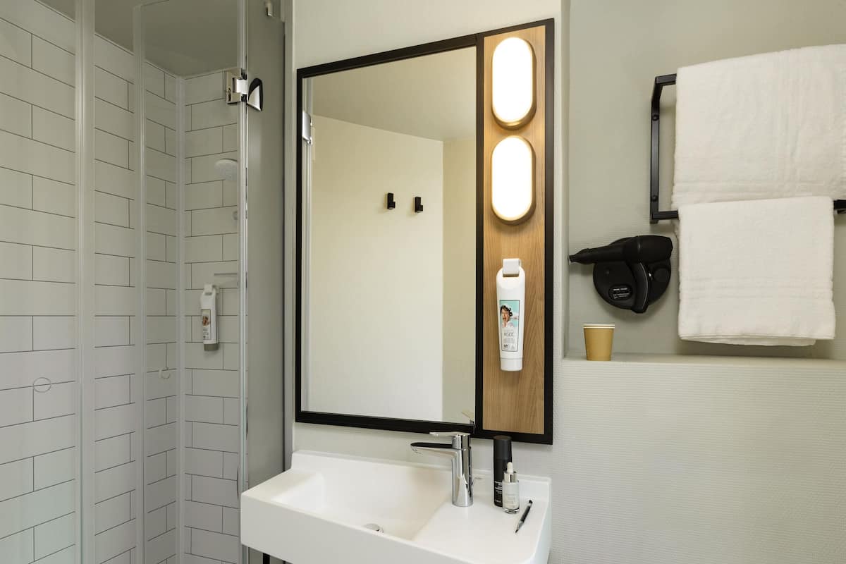 In-room safe, desk, laptop workspace, iron/ironing board