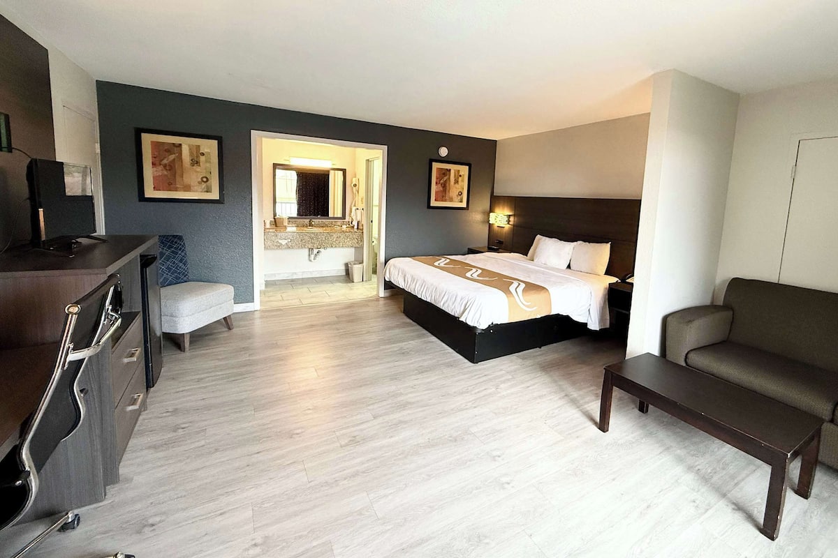 Suite, 1 King Bed with Sofa bed, Non Smoking | Down comforters, pillowtop beds, desk, laptop workspace