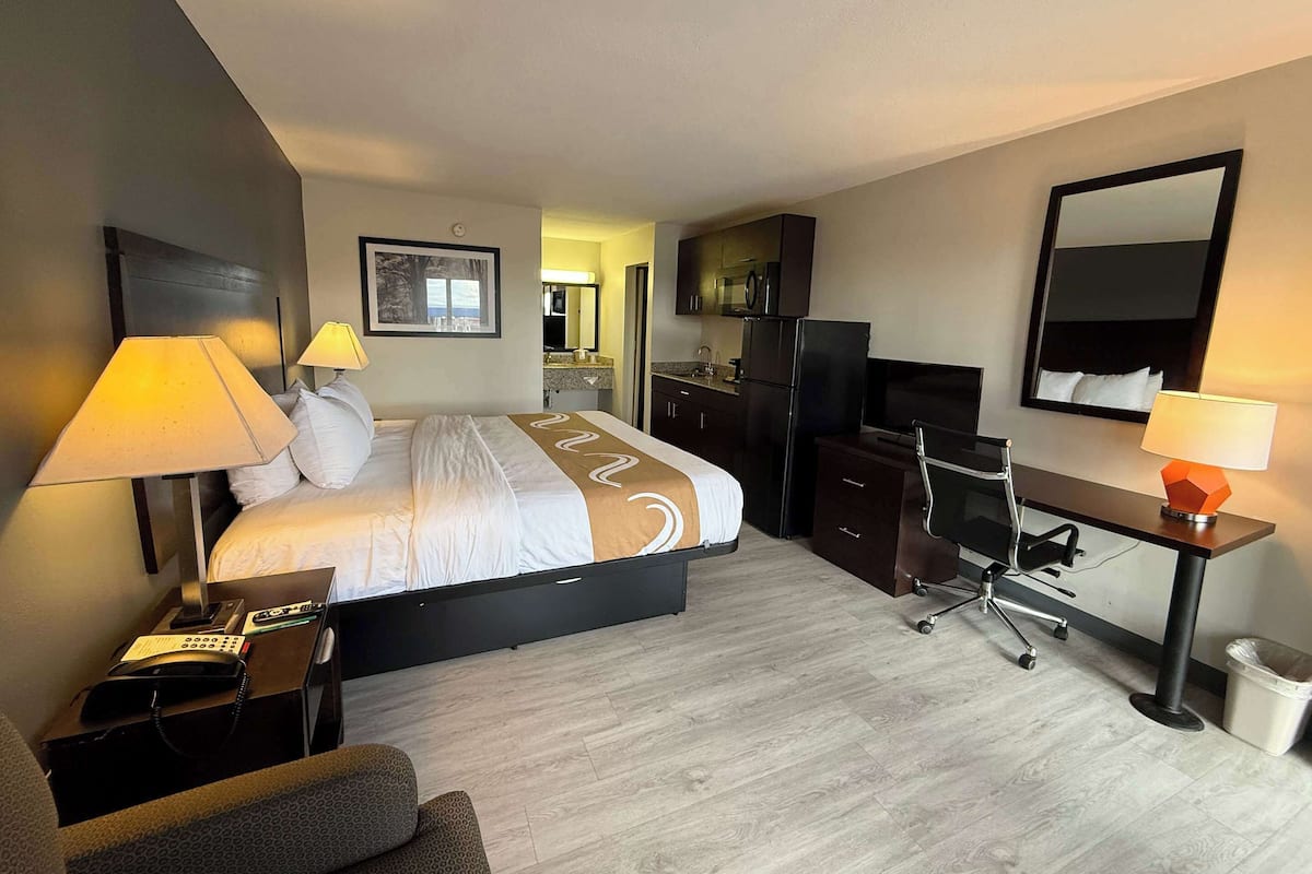 Executive Room, 1 King Bed, Non Smoking | Down comforters, pillowtop beds, desk, laptop workspace