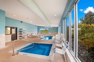 Indoor pool, outdoor pool