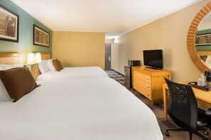Non Smoking Two Queens | Premium bedding, down comforters, desk, laptop workspace - Jasper Inn (Jasper)