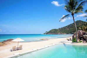 2 outdoor pools, open 7:00 AM to 7:00 PM, pool umbrellas, sun loungers