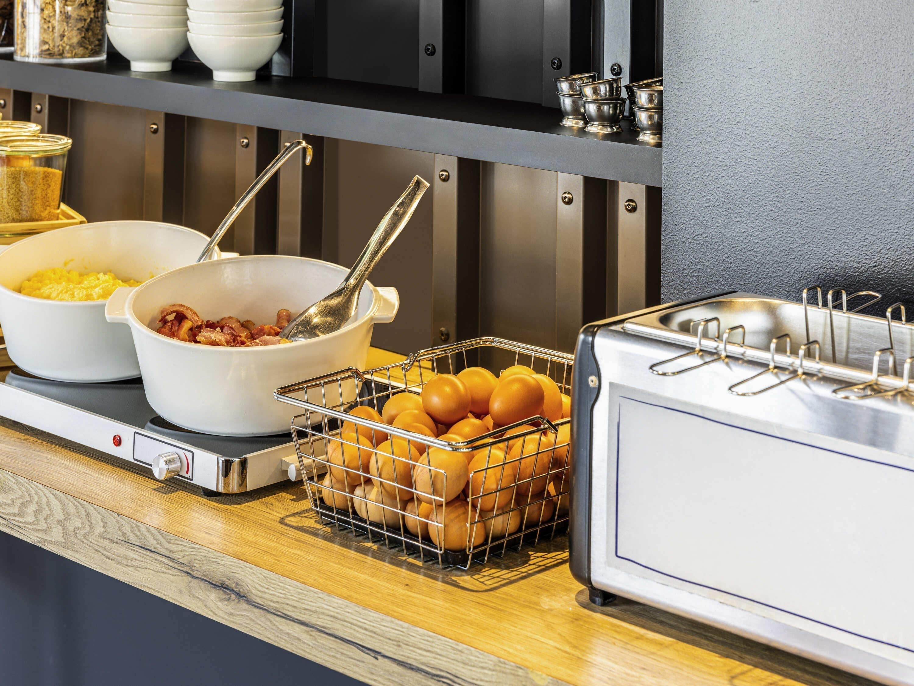 daily buffet breakfast (eur 12.90 per person)