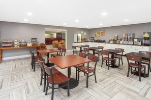 Déjeuner continental gratuit tous les jours