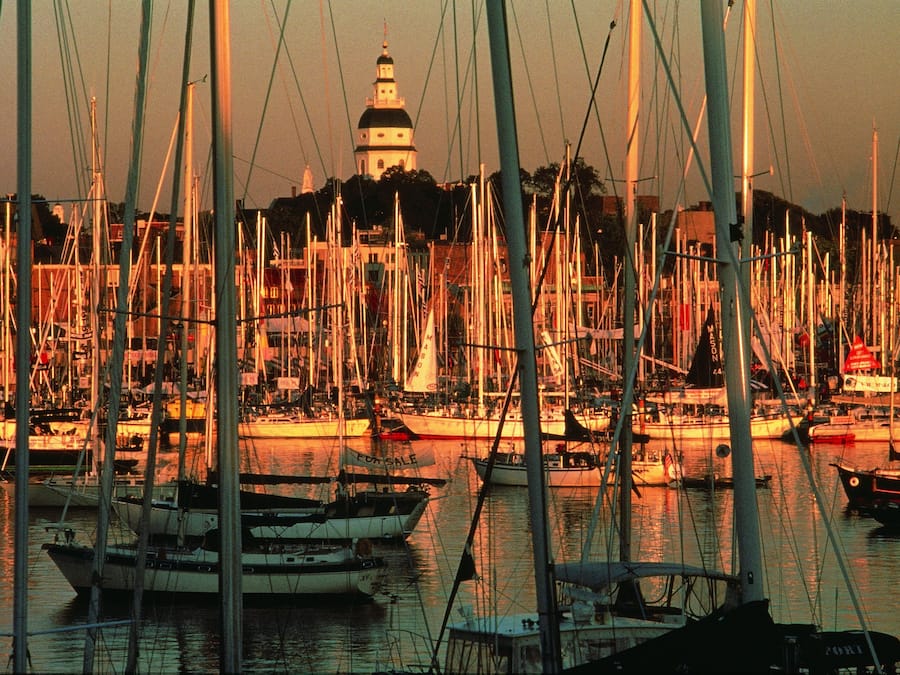 Blick von der Unterkunft