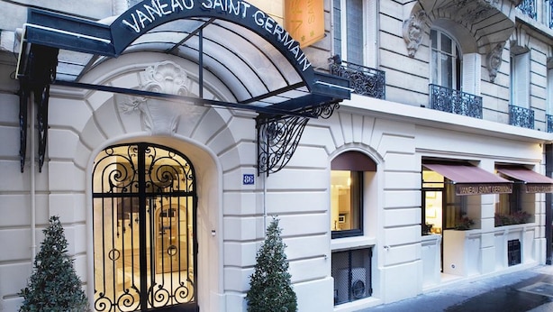A building with a sign reading "VANEAU SAINT GERMAIN". - Hotel Vaneau Saint Germain (Paris)