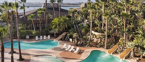 3 outdoor pools, pool cabanas (surcharge), pool umbrellas
