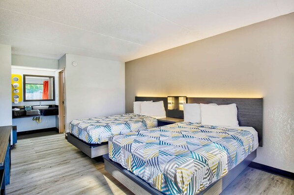 Free WiFi, bed sheets