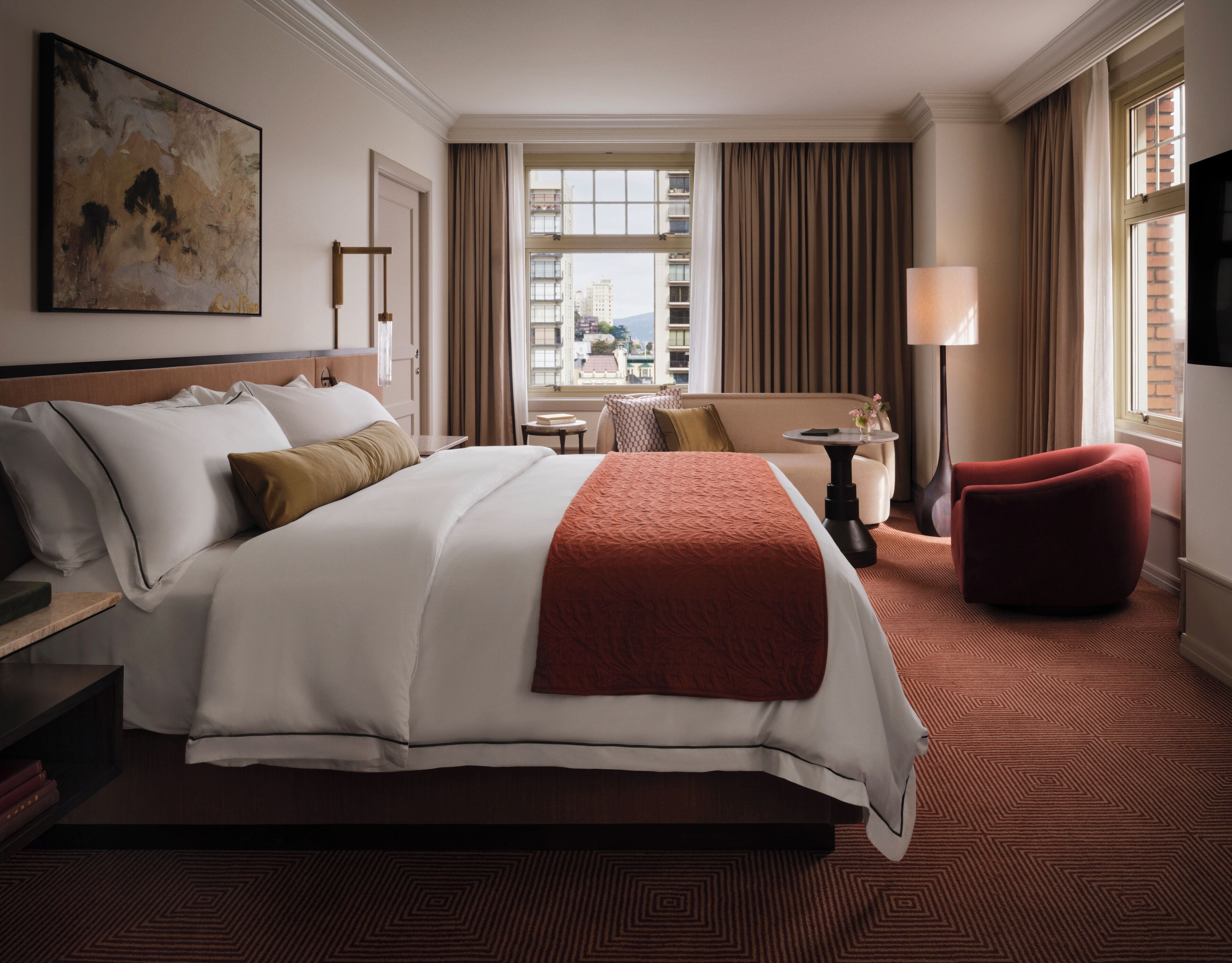 Room, 1 King Bed, Corner | 1 bedroom, premium bedding, in-room safe, desk