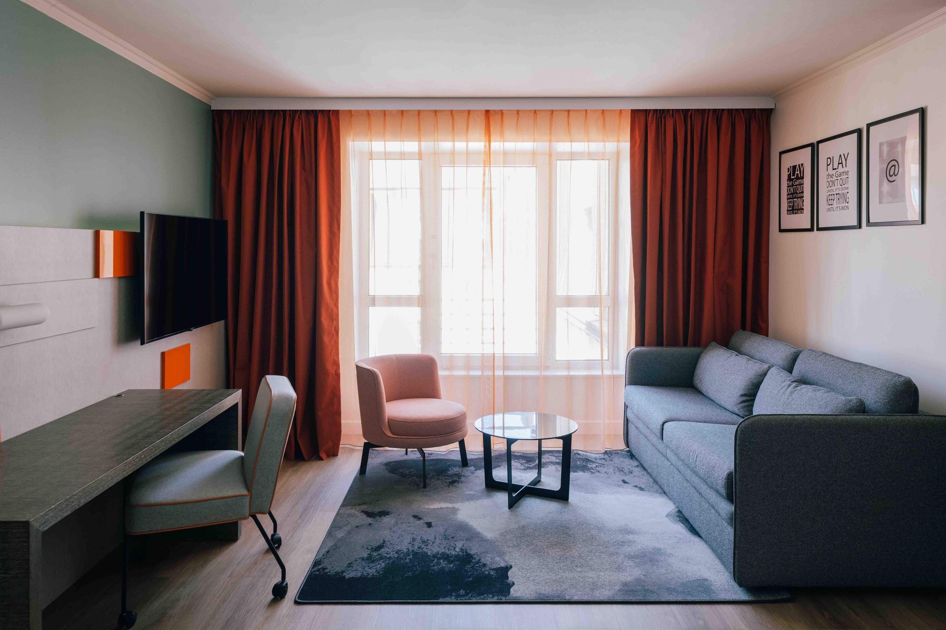 penta plus room | hypo-allergenic bedding, in-room safe, desk, blackout curtains