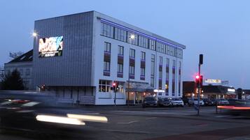 Majoituspaikan julkisivu