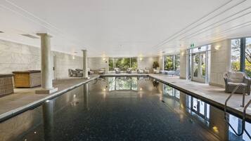 Indoor pool, seasonal outdoor pool