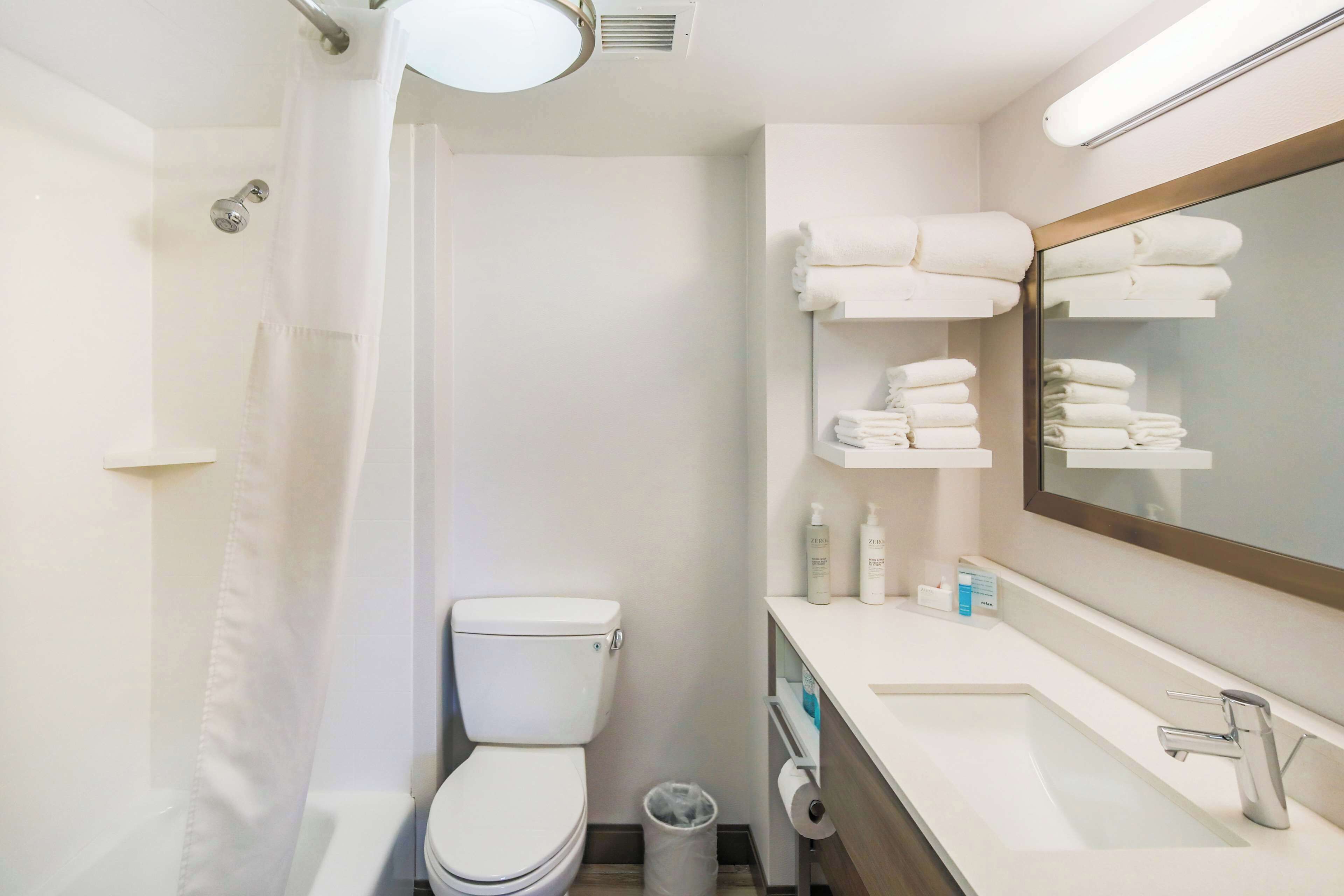 Junior Suite, 1 King Bed | Bathroom | Hydromassage showerhead, free toiletries, hair dryer, towels