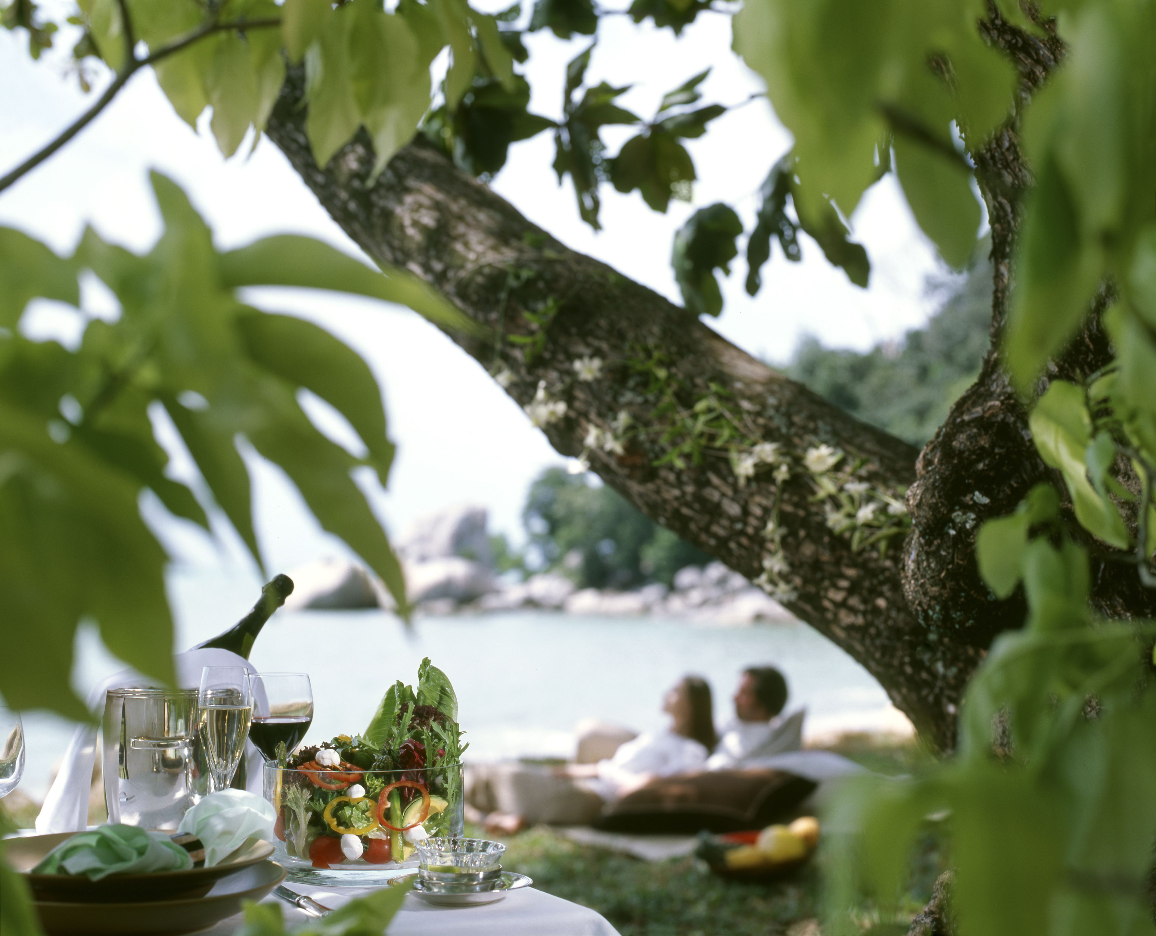 Blick von der Unterkunft