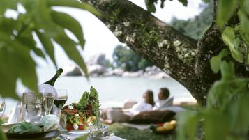 Blick von der Unterkunft