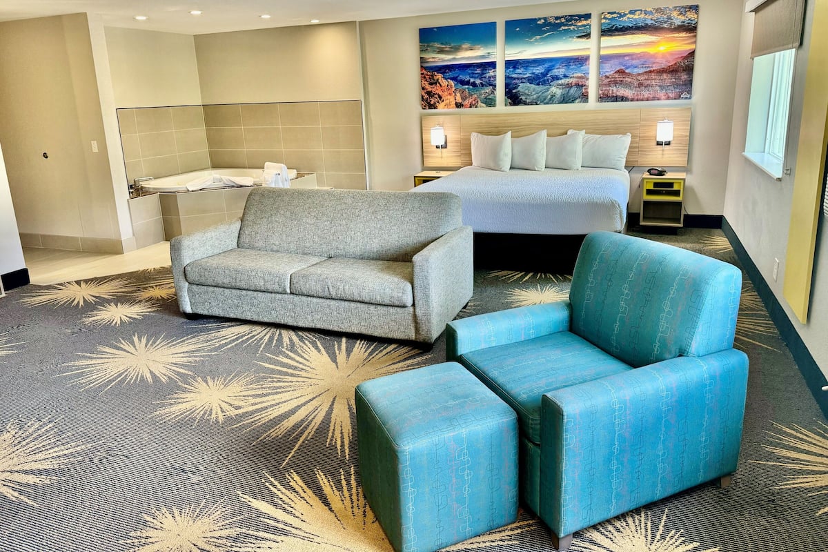 Studiosuite, 1 King-Bett, Nichtraucher | Schreibtisch, Bügeleisen/Bügelbrett, kostenlose Babybetten