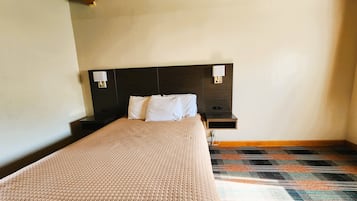 Desk, iron/ironing board, WiFi (free), alarm clocks