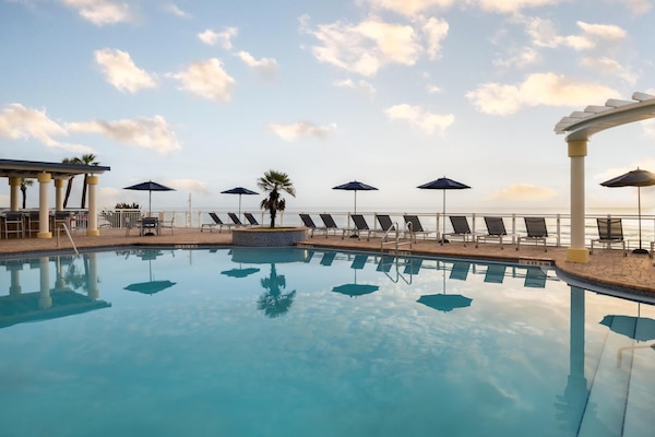 Room, 2 Queen Beds, Accessible, Pool View (Hearing) | Pool | Outdoor pool