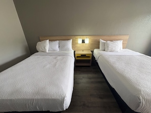 Deluxe Room, 2 Double Beds, Non Smoking | Desk, free cribs/infant beds, rollaway beds, free WiFi