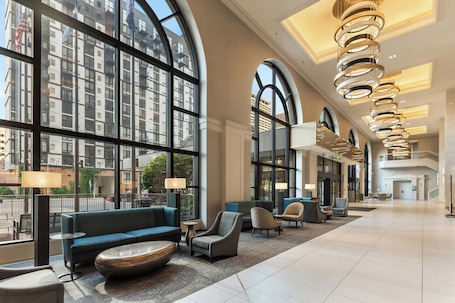 Sala de estar en el lobby