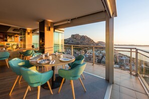 Lunch, dinner served; Mediterranean cuisine, sea views 