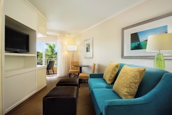 32-inch flat-screen TV with satellite channels, TV, pay movies at Fairfield Inn and Suites by Marriott Key West