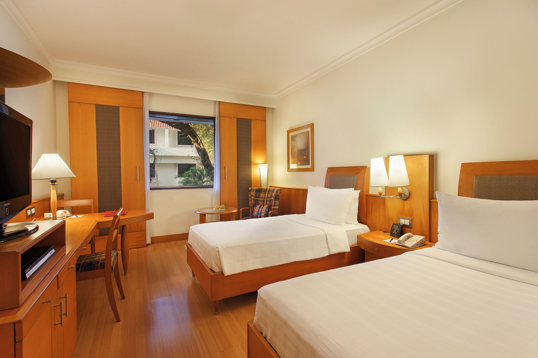 Premium bedding, minibar, in-room safe, desk