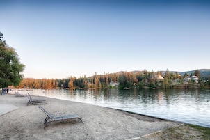 On the beach, beach bar