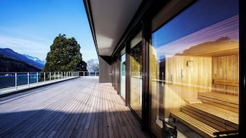 Sauna, Whirlpool, Körperbehandlungen, Aromatherapie, Warmsteinmassagen