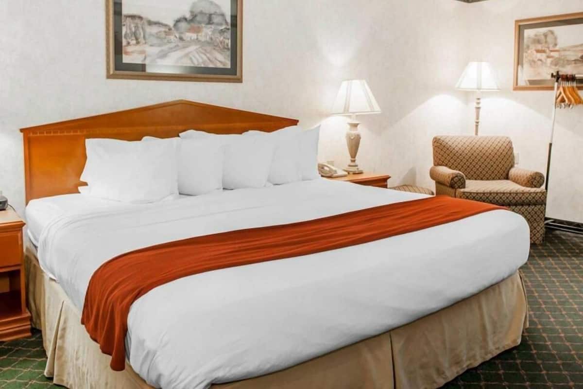 Bureau, fer et planche à repasser, lit de bébé (gratuit)