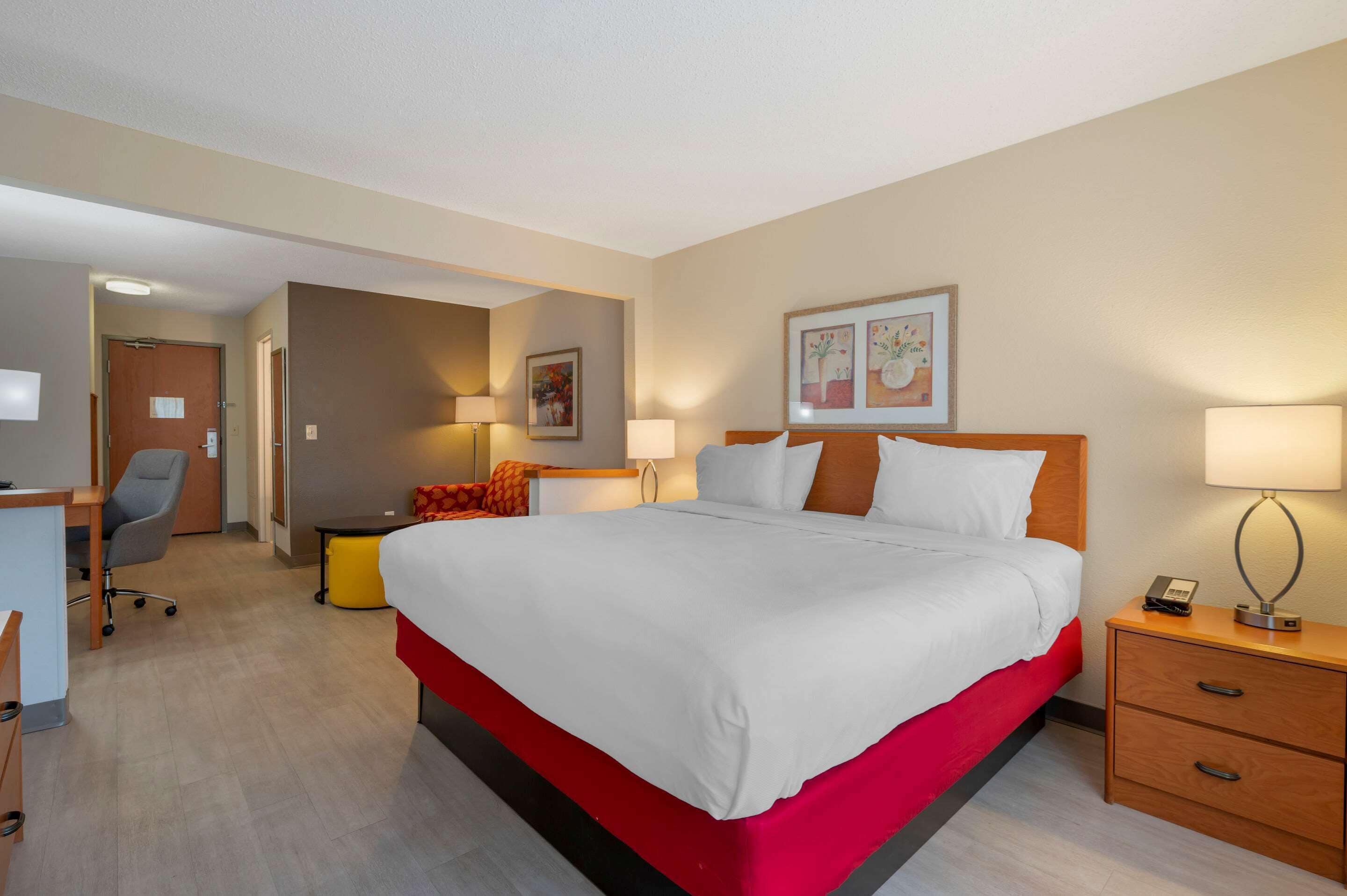 Suite, 1 King Bed with Sofa bed, Non Smoking | Desk, blackout drapes, iron/ironing board, free WiFi