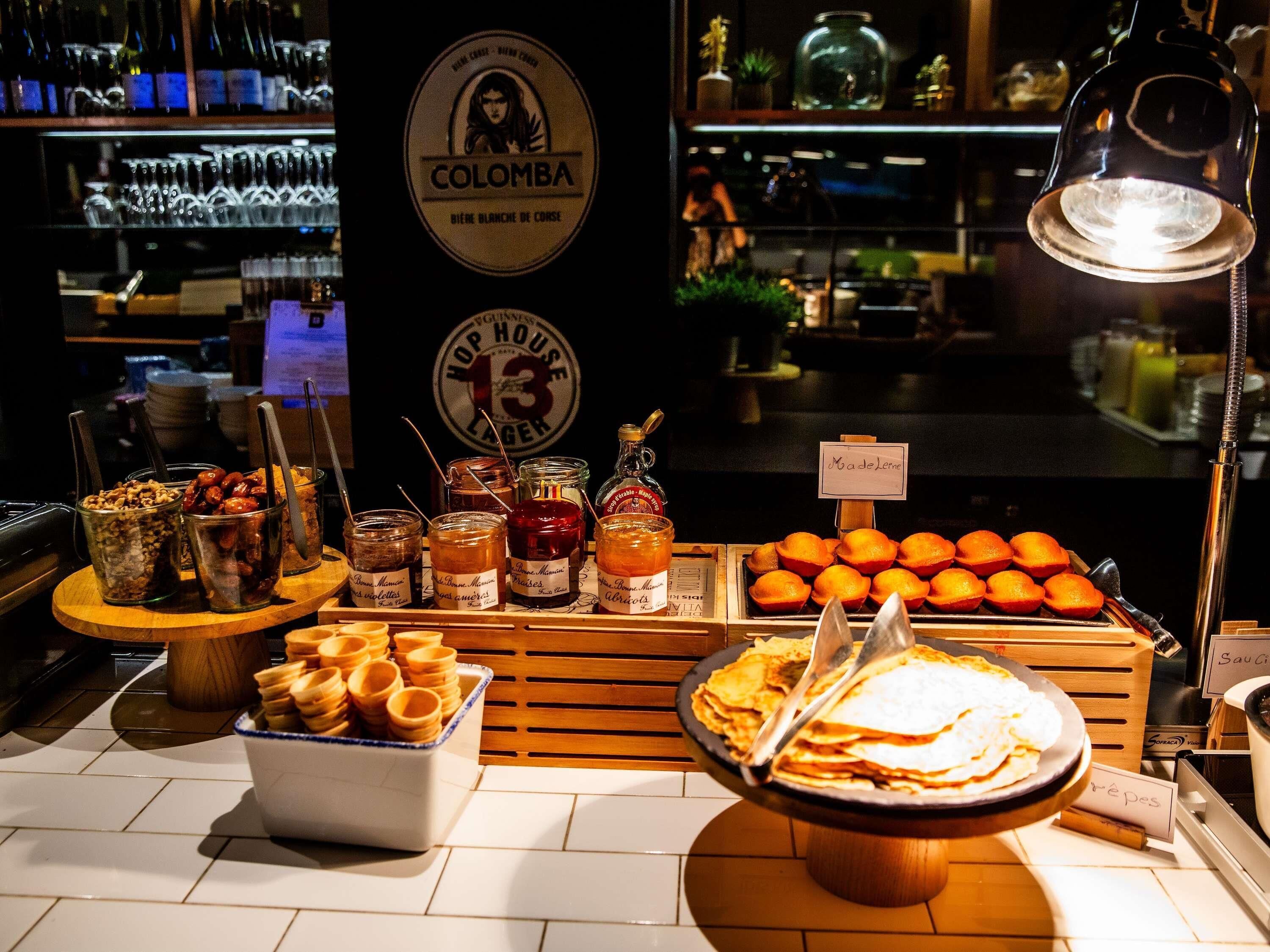 daily buffet breakfast (eur 13 per person)