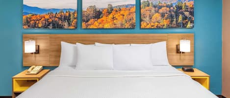 Premium bedding, desk, rollaway beds, free WiFi
