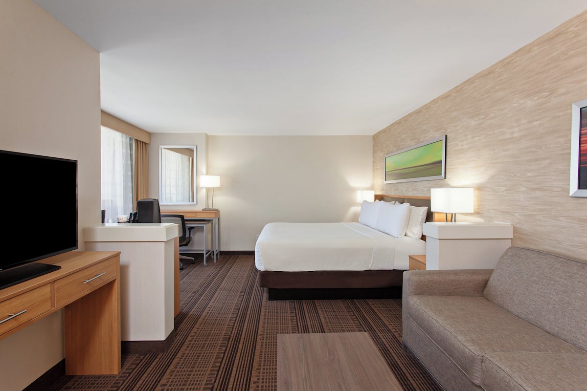 Suite, 1 cama King size | Caja de seguridad en la habitación y escritorio