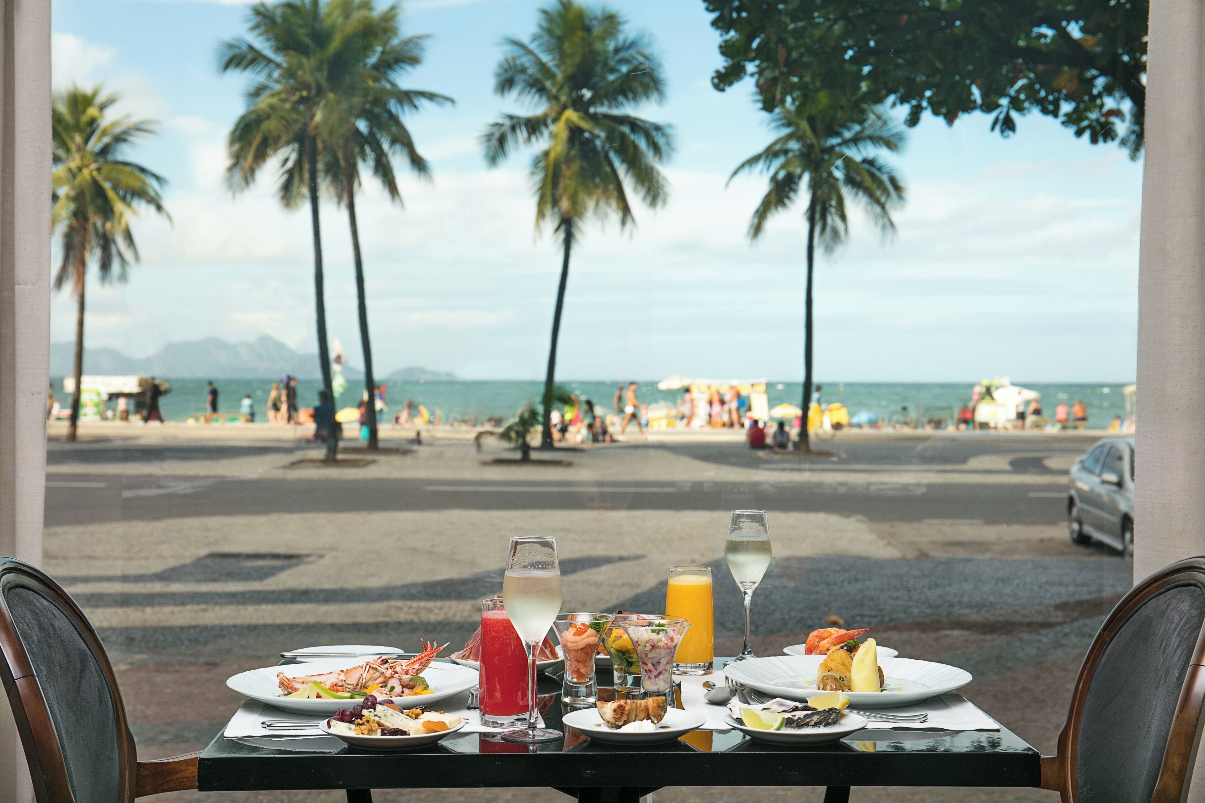 breakfast, lunch, dinner served; italian cuisine, beach views