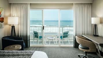 Room, 1 King Bed, Ocean View | Desk, free WiFi, bed sheets, wheelchair access