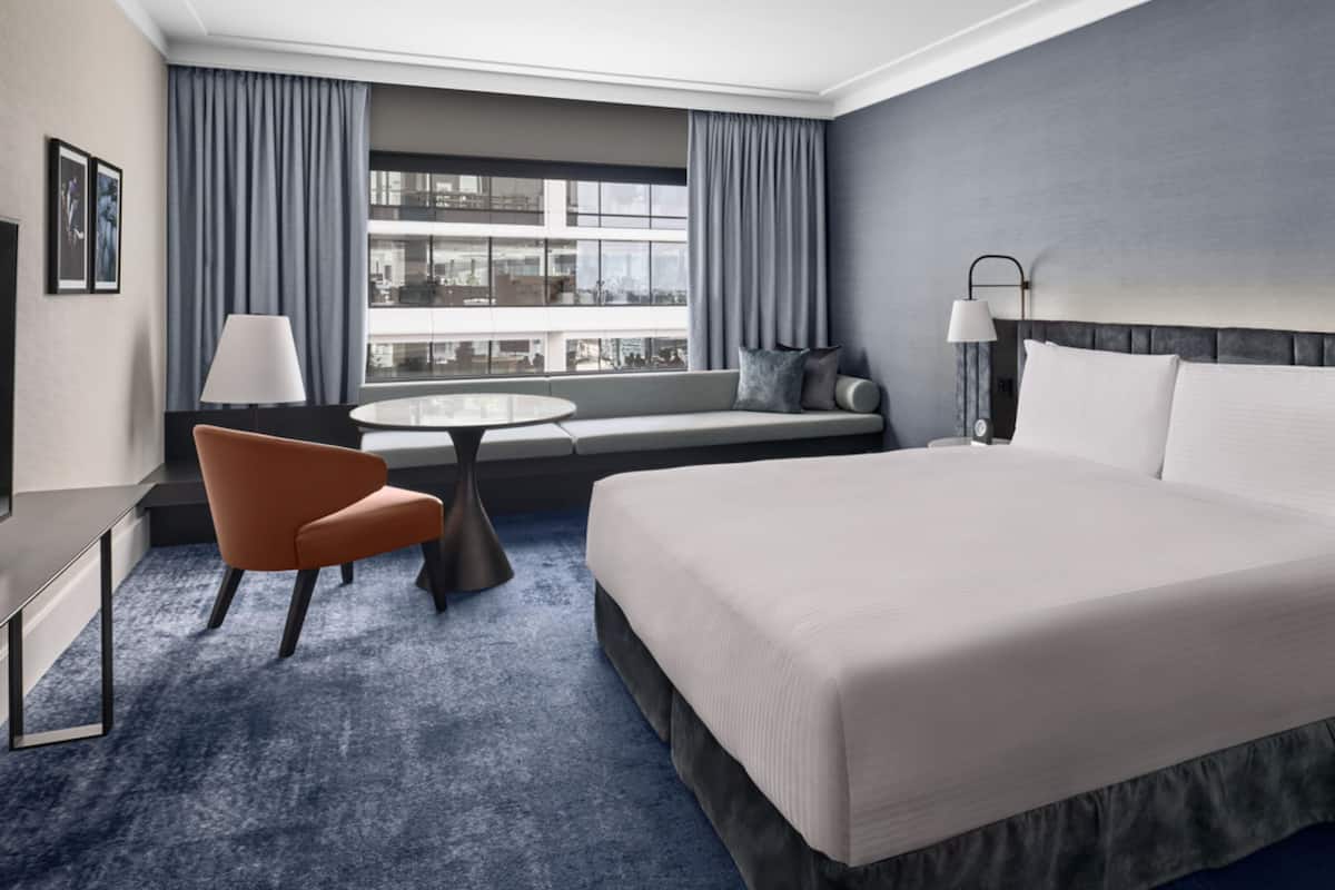 Literie de qualité supérieure, couette en duvet d'oie, minibar