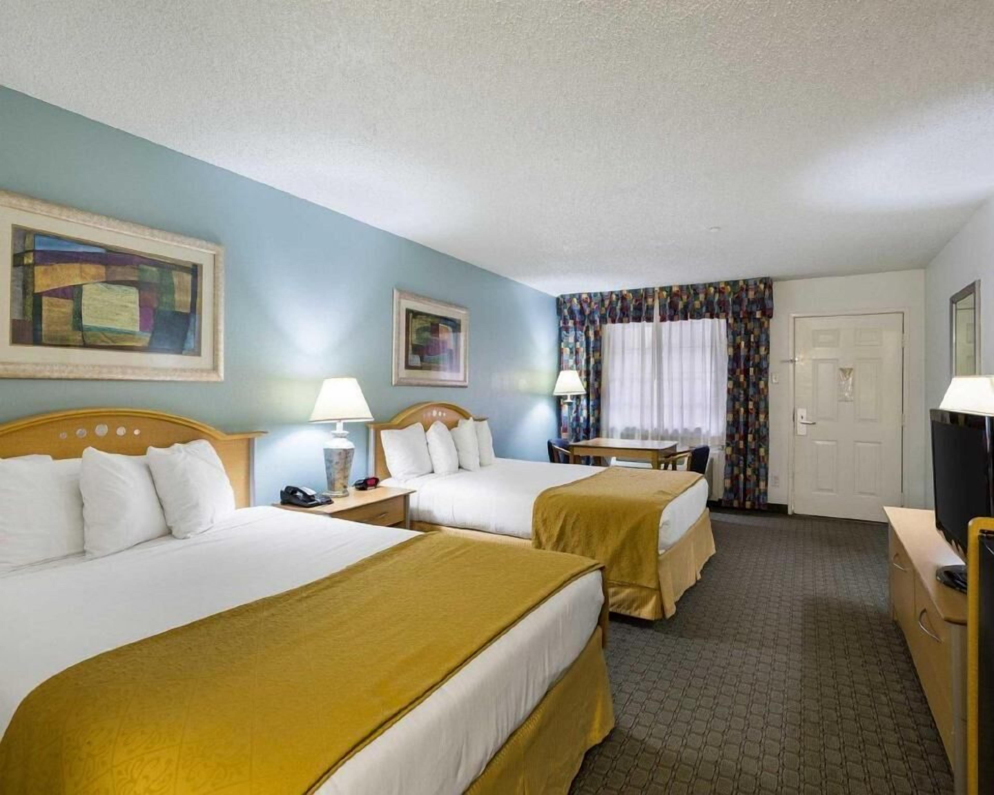 Individually decorated, individually furnished, desk, laptop workspace