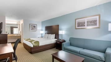 Individually decorated, individually furnished, desk, laptop workspace