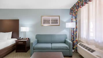 Individually decorated, individually furnished, desk, laptop workspace