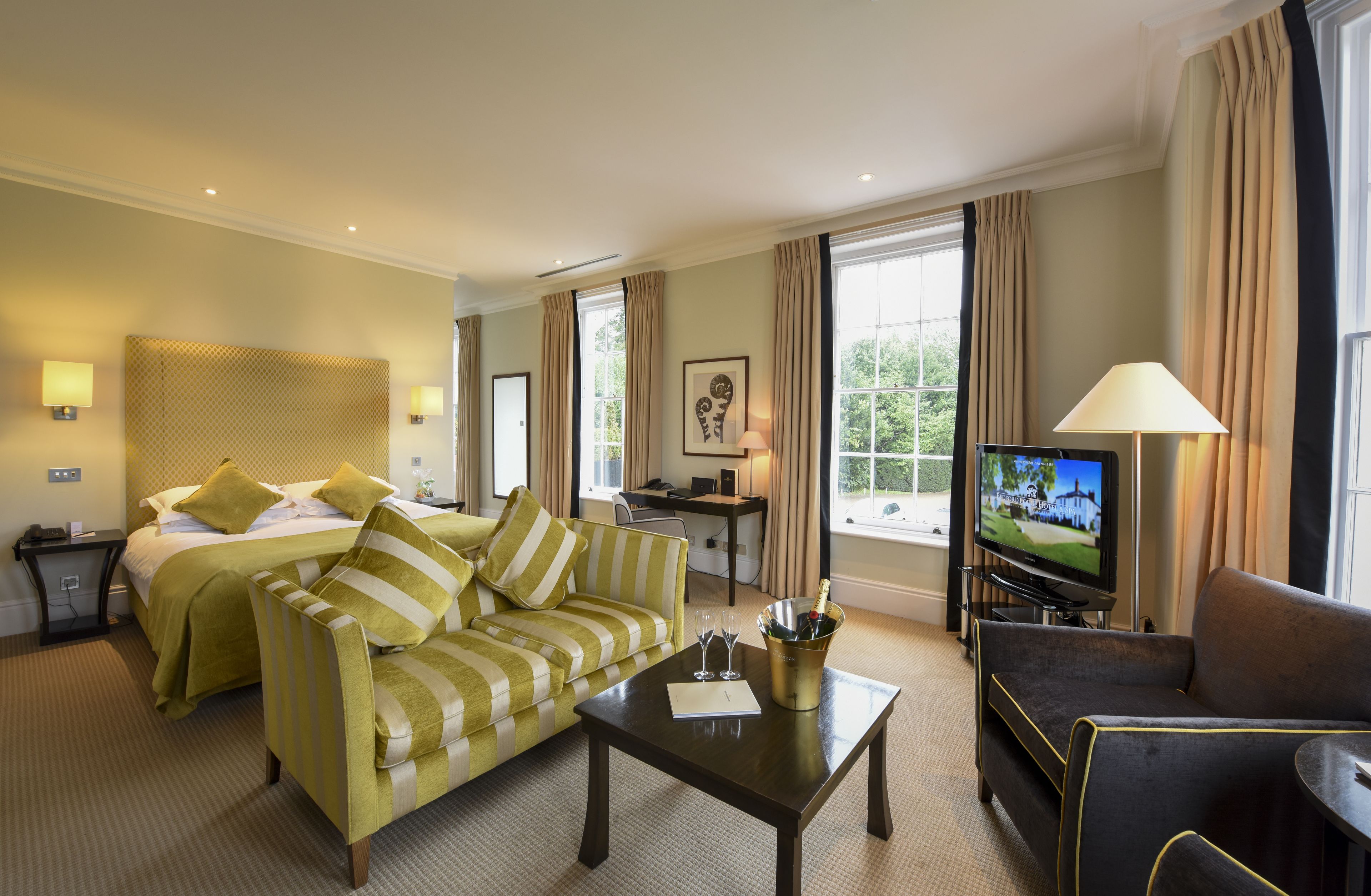 executive suite | living area | flat-screen tv