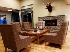 Sala de estar en el lobby