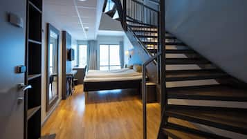 Suite | Skrivebord, lydisolert, wi-fi (inkludert) og sengetøy