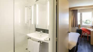 In-room safe, desk, laptop workspace, blackout curtains