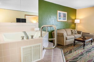 Suite, 1 King Bed | Premium bedding, desk, laptop workspace, iron/ironing board