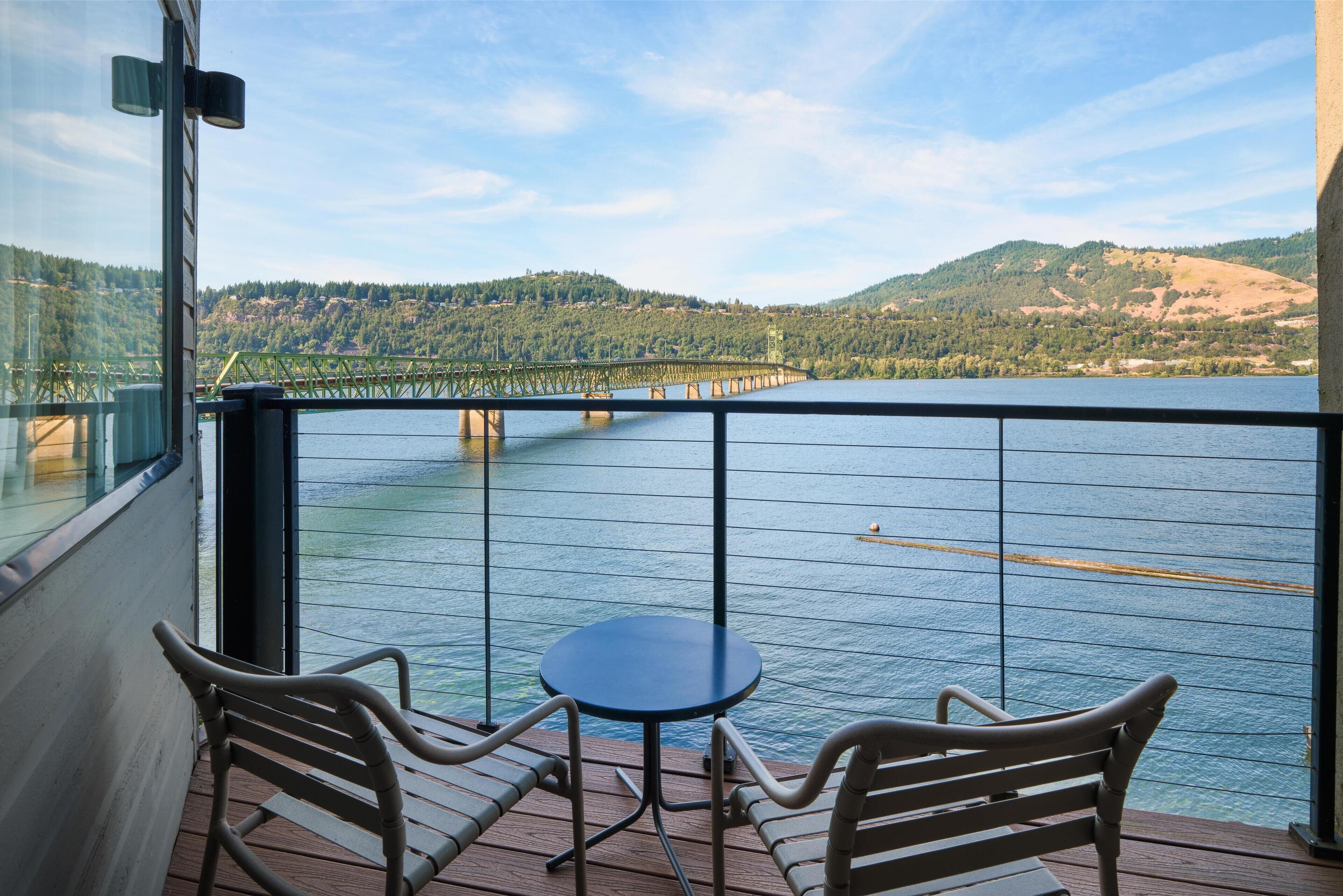 suite, balcony, river view (1 king & 1 queen bed, no pets) | view from room