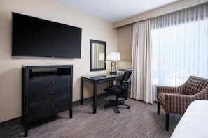 Economy Room, 1 Queen Bed (Pet Friendly by Request) | 1 bedroom, desk, laptop workspace, free WiFi