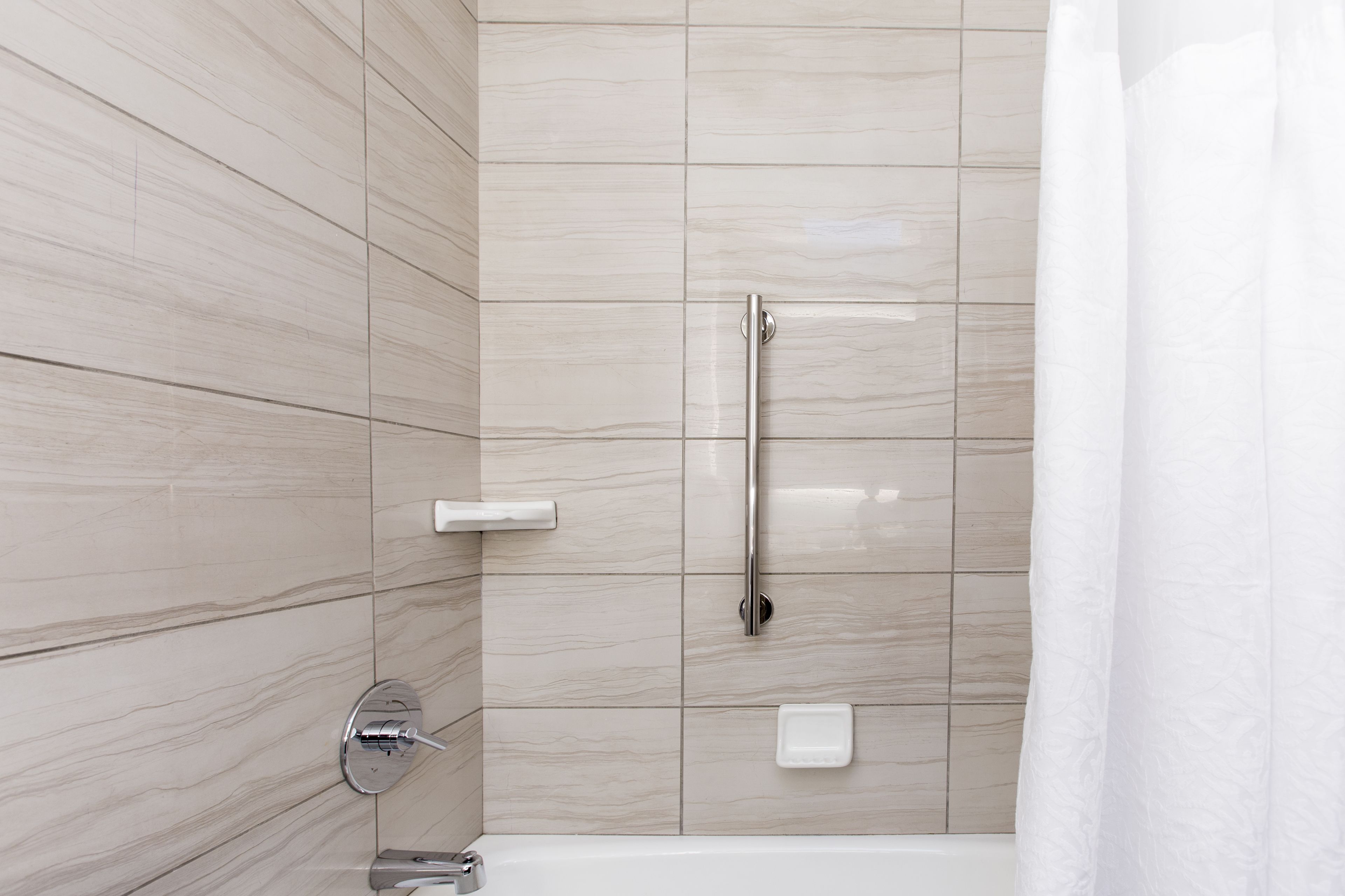 standard room, 1 king bed | bathroom shower